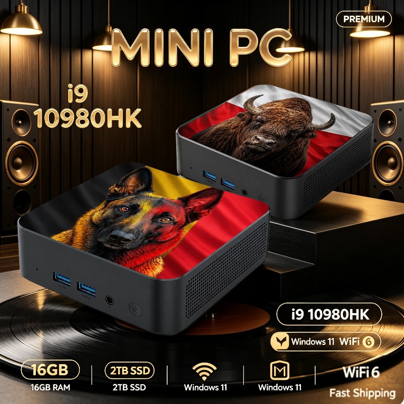 Pc Gaming Ddr4 - Intel Core i9 10980HK Kleiner Desktop-Gaming-Computer