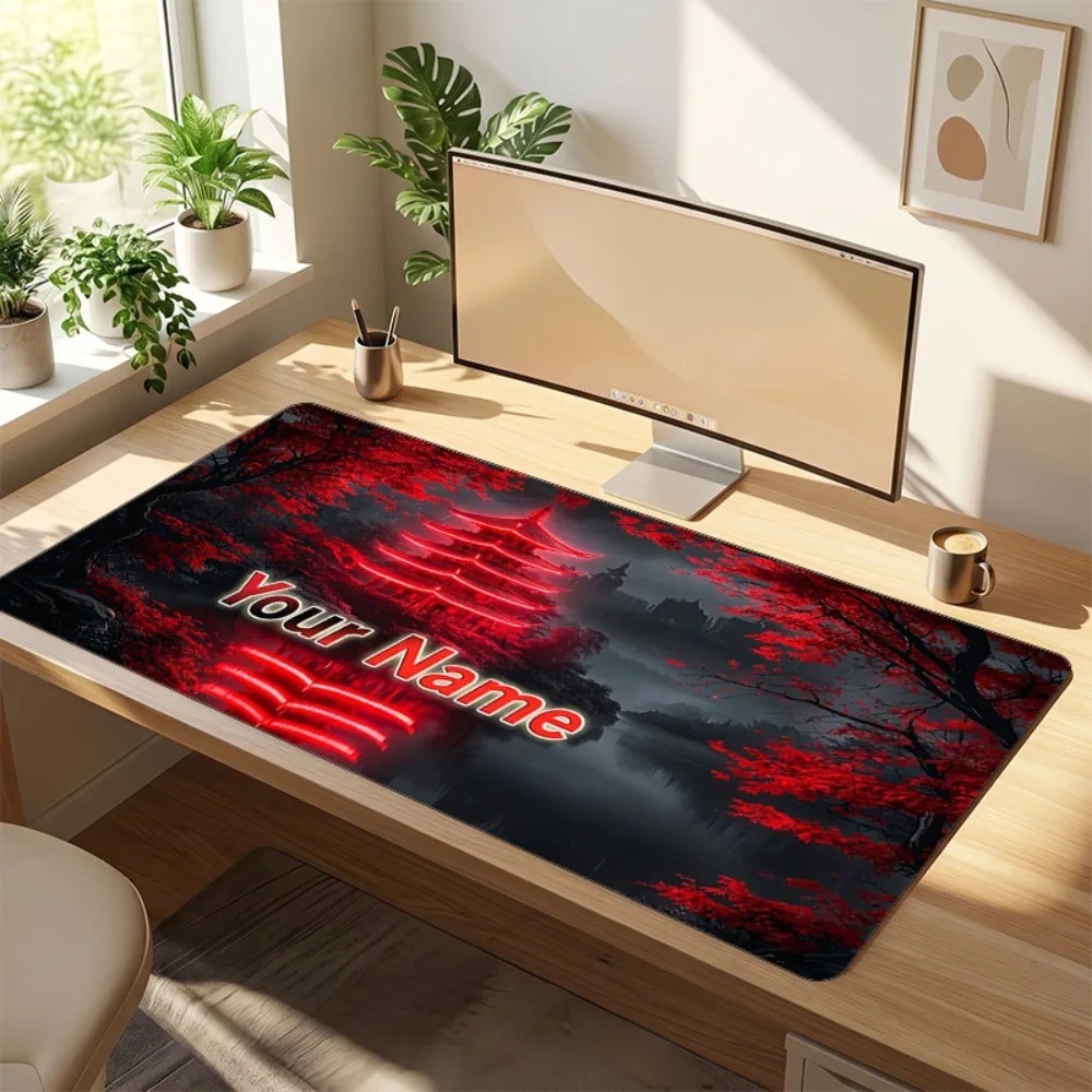 Pc Gaming Names - CIFbuy Personalisierte Schreibtischunterlage mit Namenstext, Orientalischer