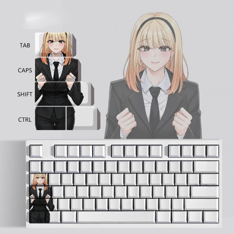 Pc Gaming Club - NEUE Club Senior Themen-Anime-Tastenkappen für Mechanische