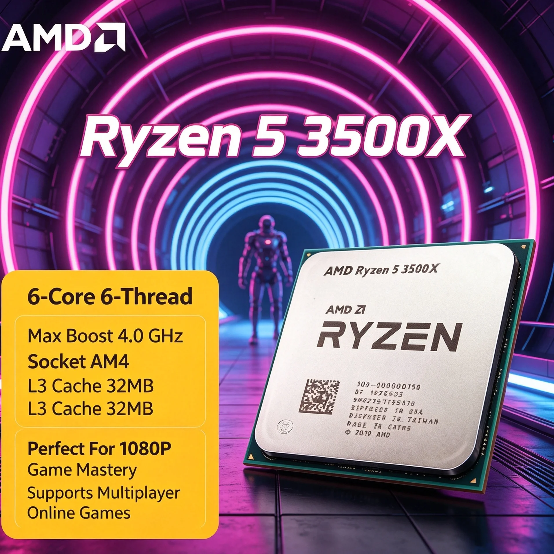 Pc Gaming Ryzen 5 - AMD Ryzen 5 3500X Desktop-CPU 6