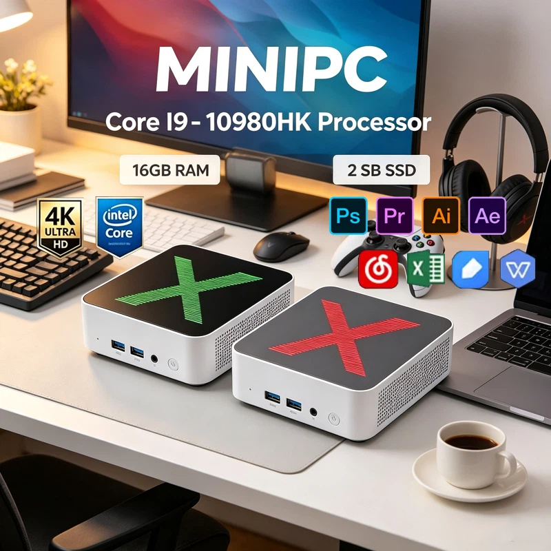 Pc Gaming Editing - X-Series Mini-PC Intel I9-10980HK, 16GB RAM
