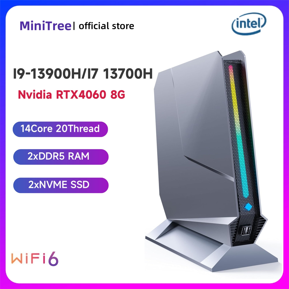Pc Gaming I5 - Desktop Mini-Gaming-Computer Core i9-13900H Nvidia RTX4060