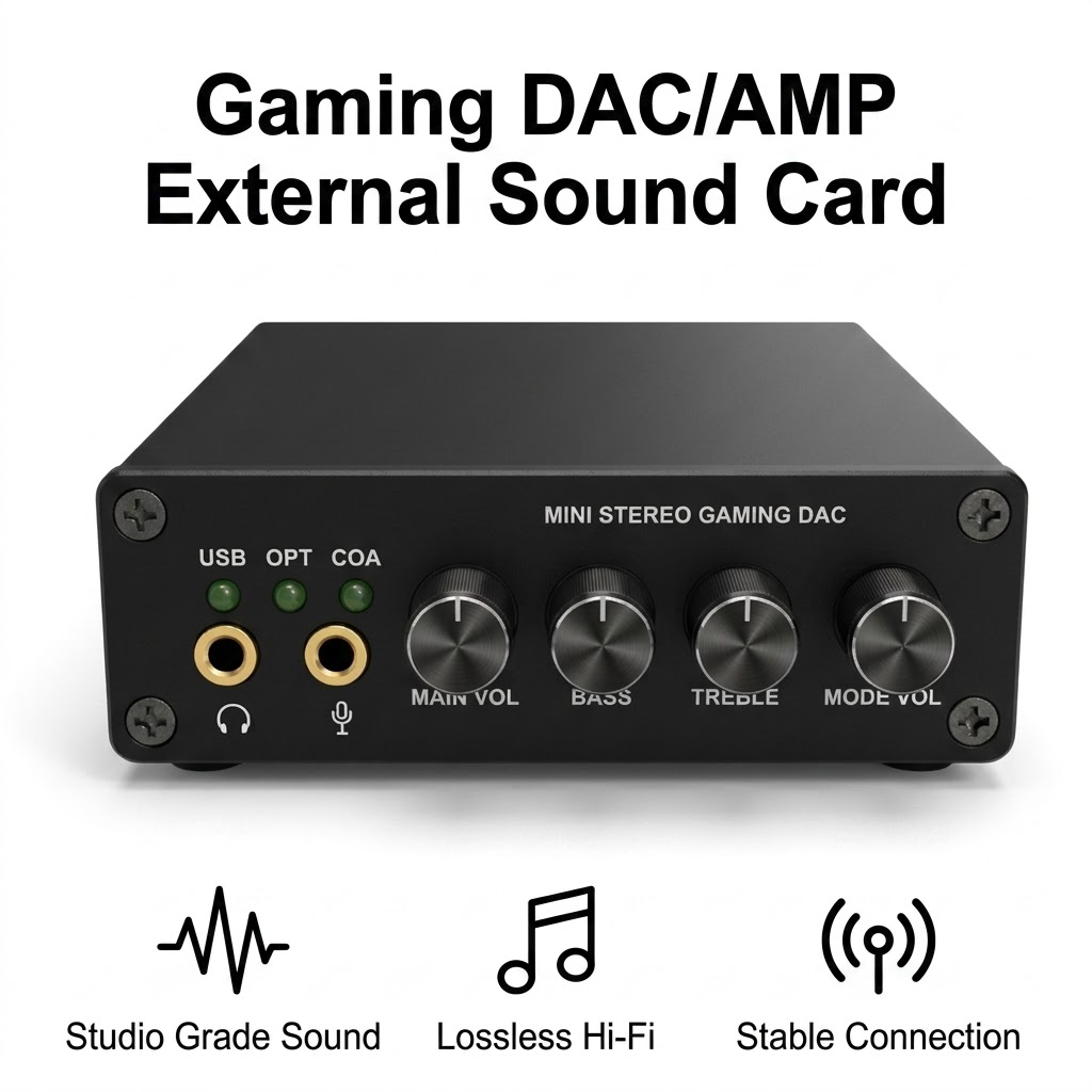 Pc Gaming Portable - Mini Gaming DAC Kopfhörerverstärker Externe Soundkarte