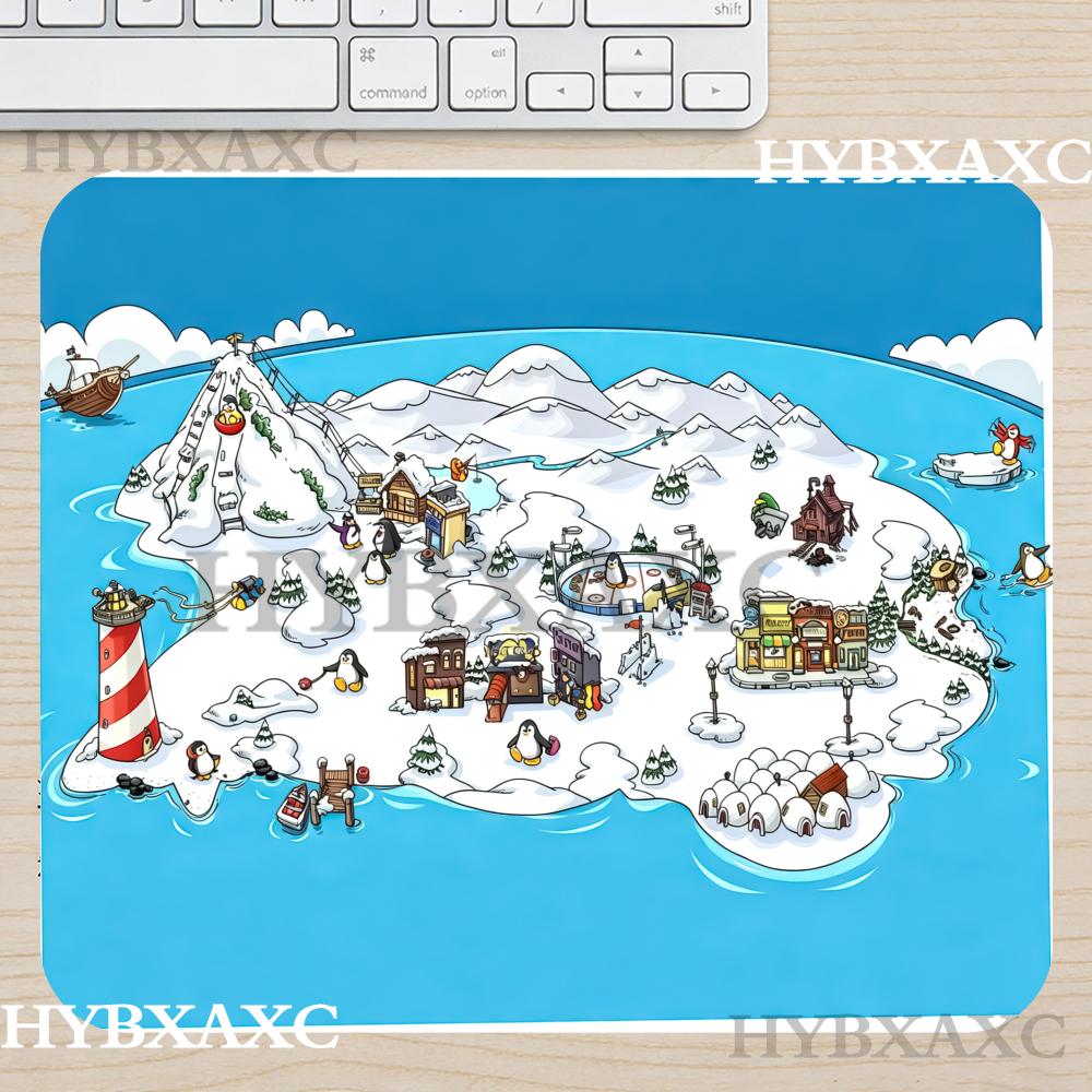 Pc Gaming Club - HYBXAXC Club Penguin Kleines Mauspad, Computertastatur-Mausmatte,