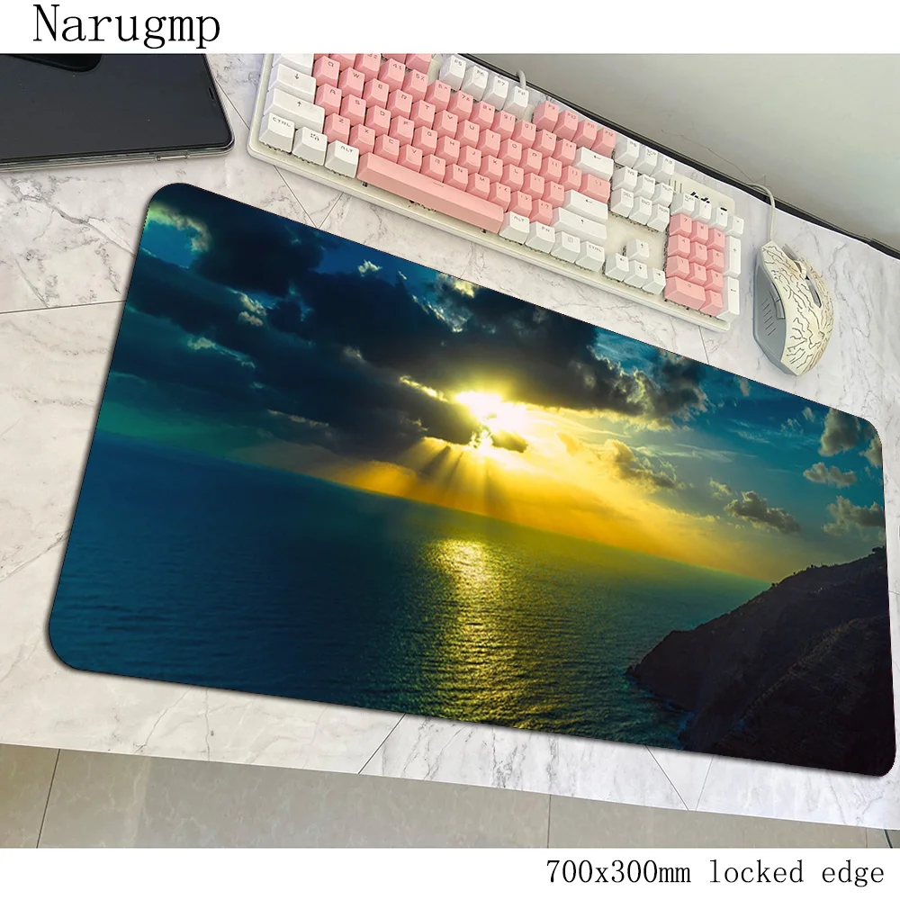 Pc Gaming World Of Warcraft - Sunset Mauspad, wunderschönes Anime-Mauspad mit gesperrtem