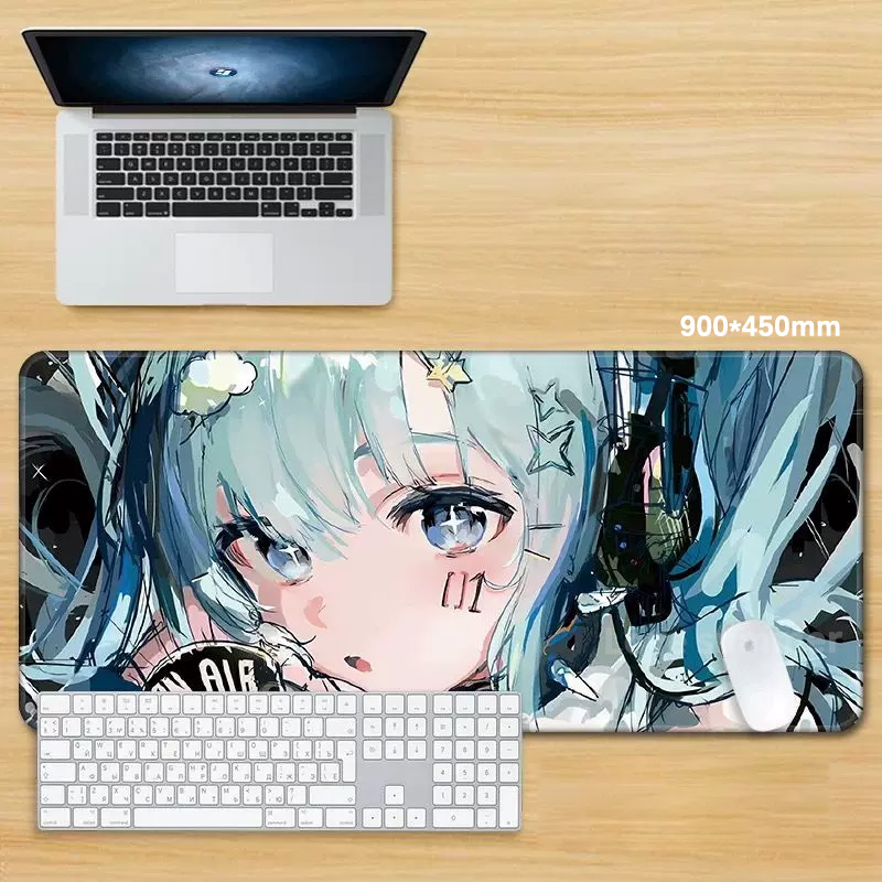Anime-Mauspad, Gamer-Tastaturu – Pc Gaming Hatsune Miku Bewertung und Preis