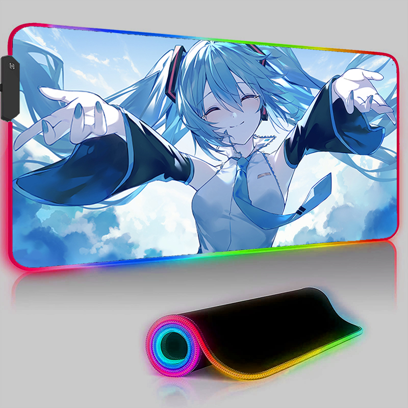 Kawaii Rosa HD Mauspad RGB PC  – Pc Gaming Hatsune Miku Bewertung und Preis