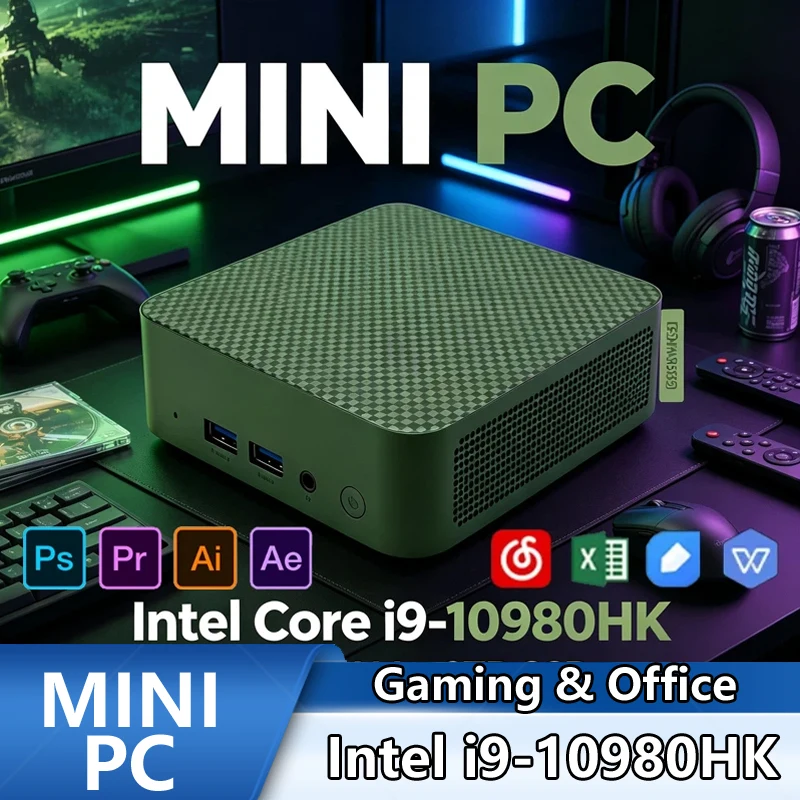 Dark Collection Mini-PC Intel  – Pc Gaming Editing Bewertung und Preis