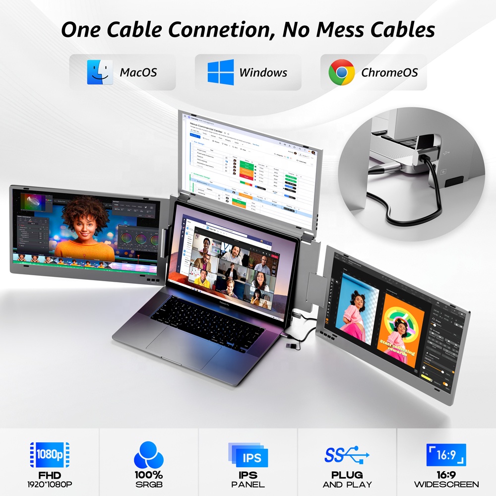 15,6-Zoll-Laptop-Extender-Moni – Pc Gaming Portable Bewertung und Preis
