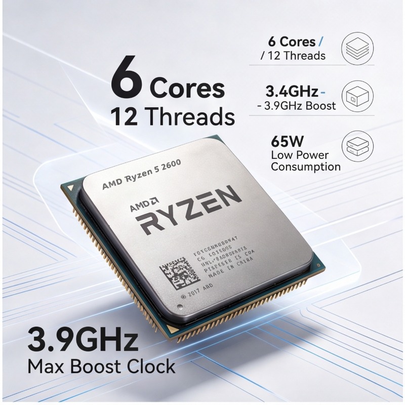 AMD Ryzen 5 2600 R5 2600 3,4GH – Pc Gaming Ryzen 5 Bewertung und Preis