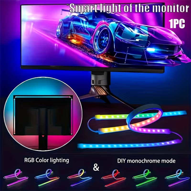 RGB Gaming-Lichtstreifen Monit – Pc Gaming Rgb Bewertung und Preis