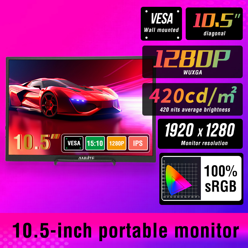 Anmite 10,5-Zoll tragbarer Mon – Pc Gaming Gigabyte Bewertung und Preis