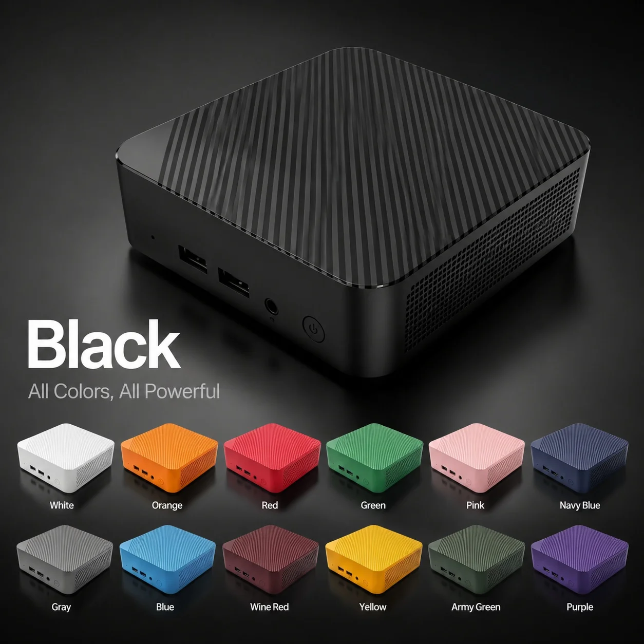 Roter Mini-PC, Intel Celeron N – Pc Gaming Editing Bewertung und Preis