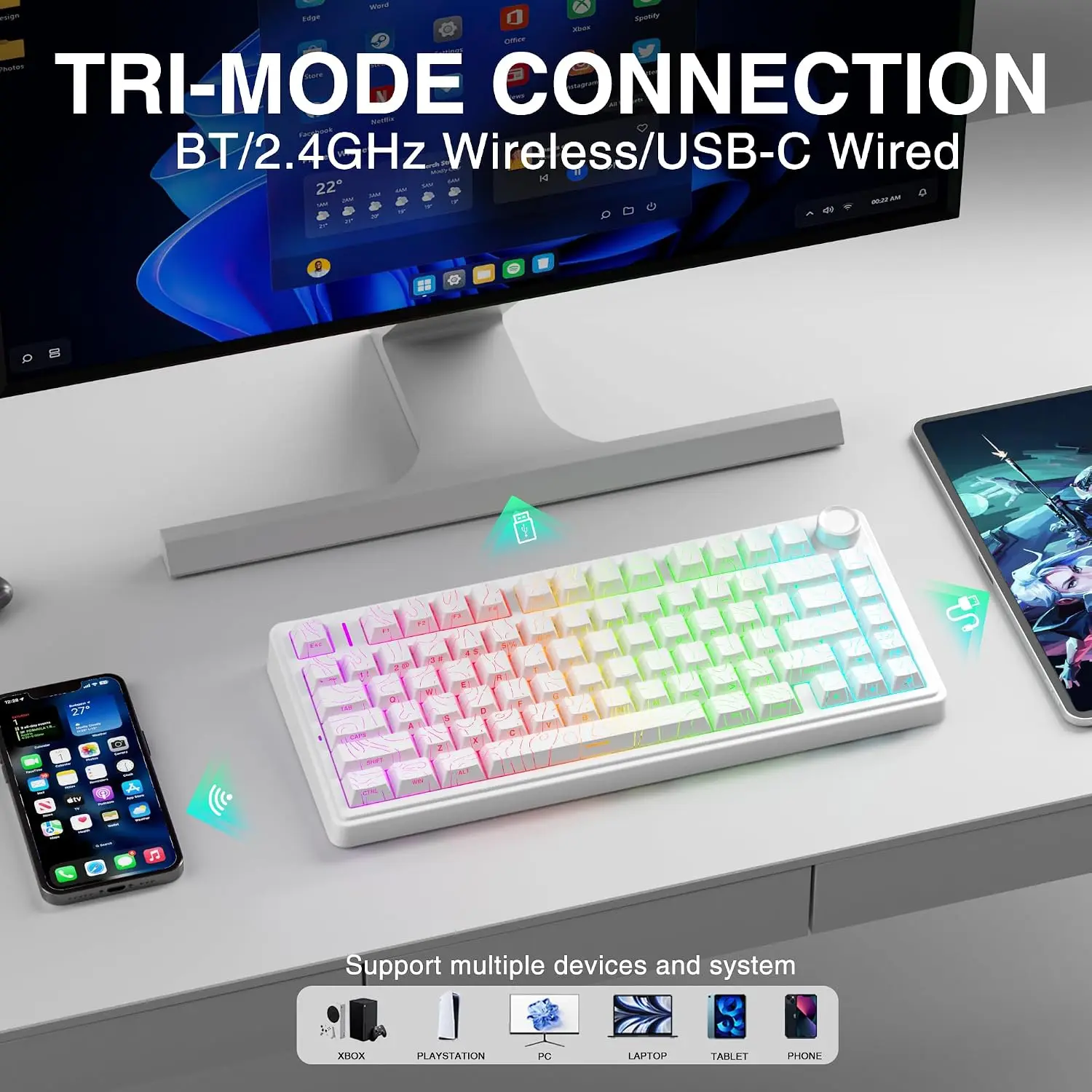 AULA F75 HE Magnetische Tastat – Pc Gaming Rgb Bewertung und Preis