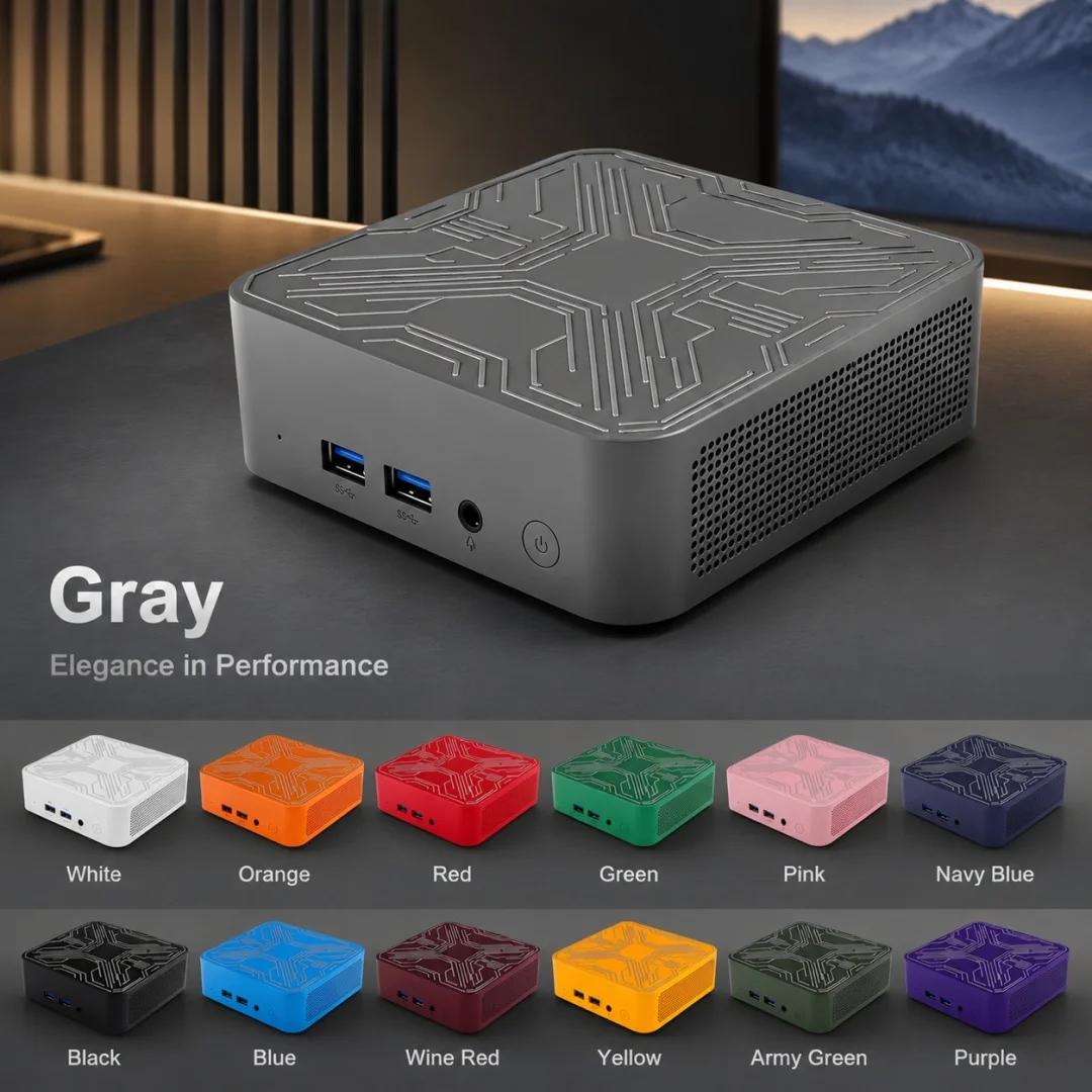 Roter, farbenfroher Mini-PC In – Pc Gaming Editing Bewertung und Preis